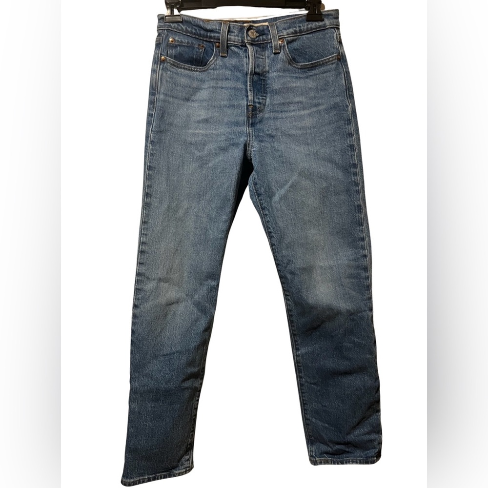 Levi’s Wedgie High Waist Crop Straight Leg Jeans